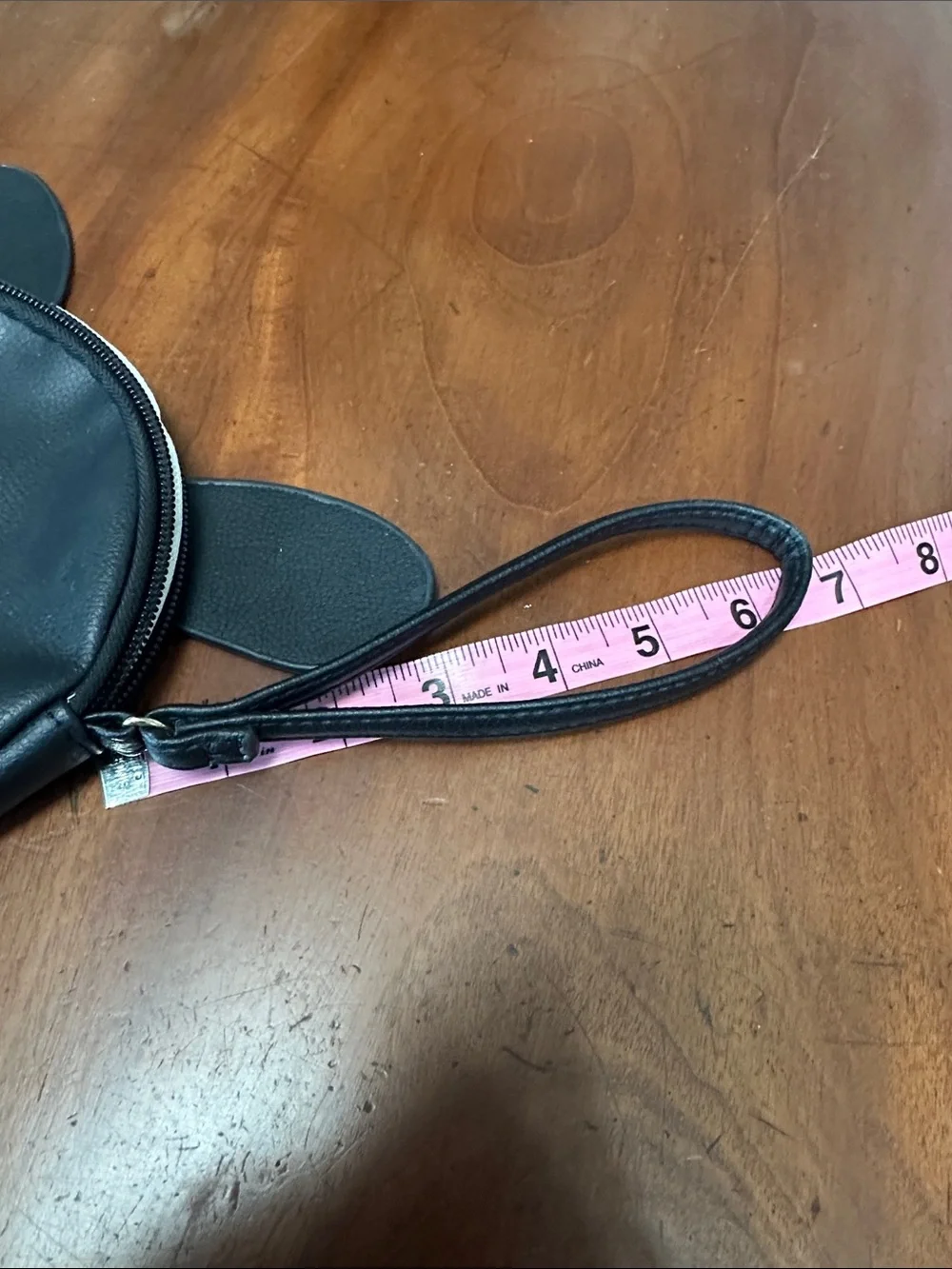 Betsey Johnson Puppy Face Wristlet with Pink Heart Nose
